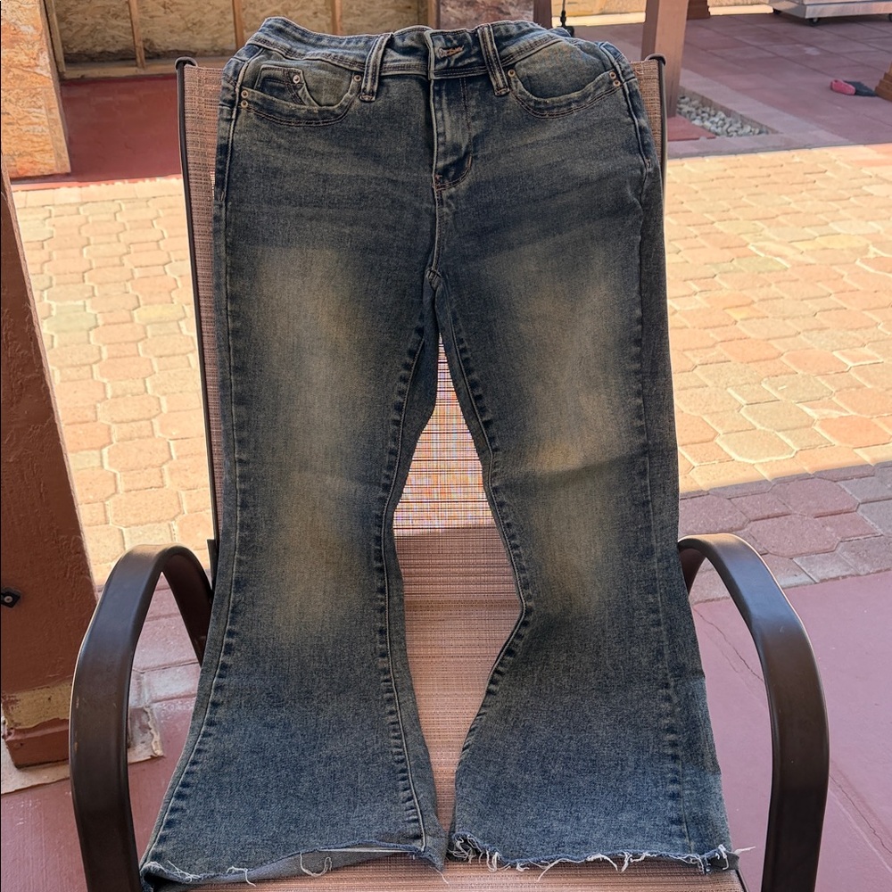 YMI Dark green Flare Jeans